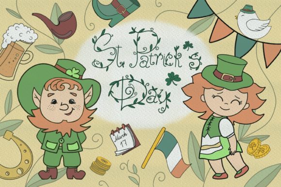 30 St. Patricks Day Stamps for Procreate: Elevating Seasonal Digital Design