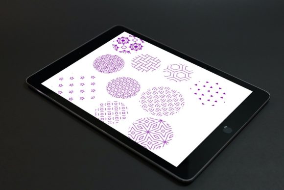 Integrating 15 Geometric Patterns Brush Stamps V6 into Your Procreate Workflow