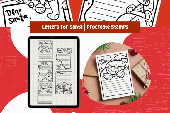 Letter for Santa Procreate Stamps: Elevating Holiday Digital Design