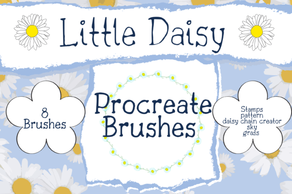 Little Daisy Procreate Brush Set: Elevating Digital Craft with Hand-Drawn Precision