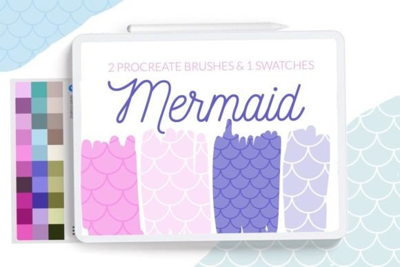 Mermaid Scale Pattern Brush Procreate Guide
