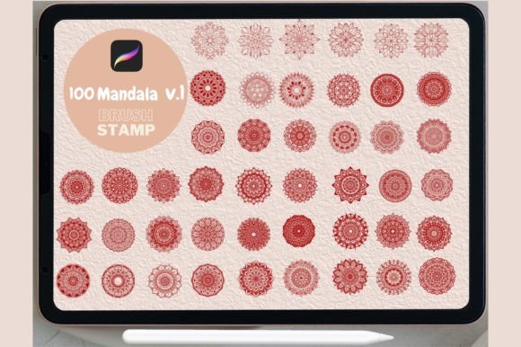 Strategic Visual Identity: Leveraging 100 Mandala Brush Stamp Vol. 1 for Professional Design Workflows