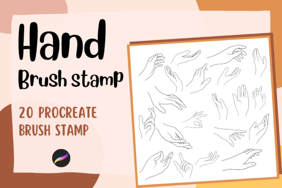 Transforming Digital Sketches with the Hand Figure Brush Stamp for Procreate